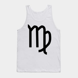 Virgo Horoscope Astrology Zodiac Black Tank Top